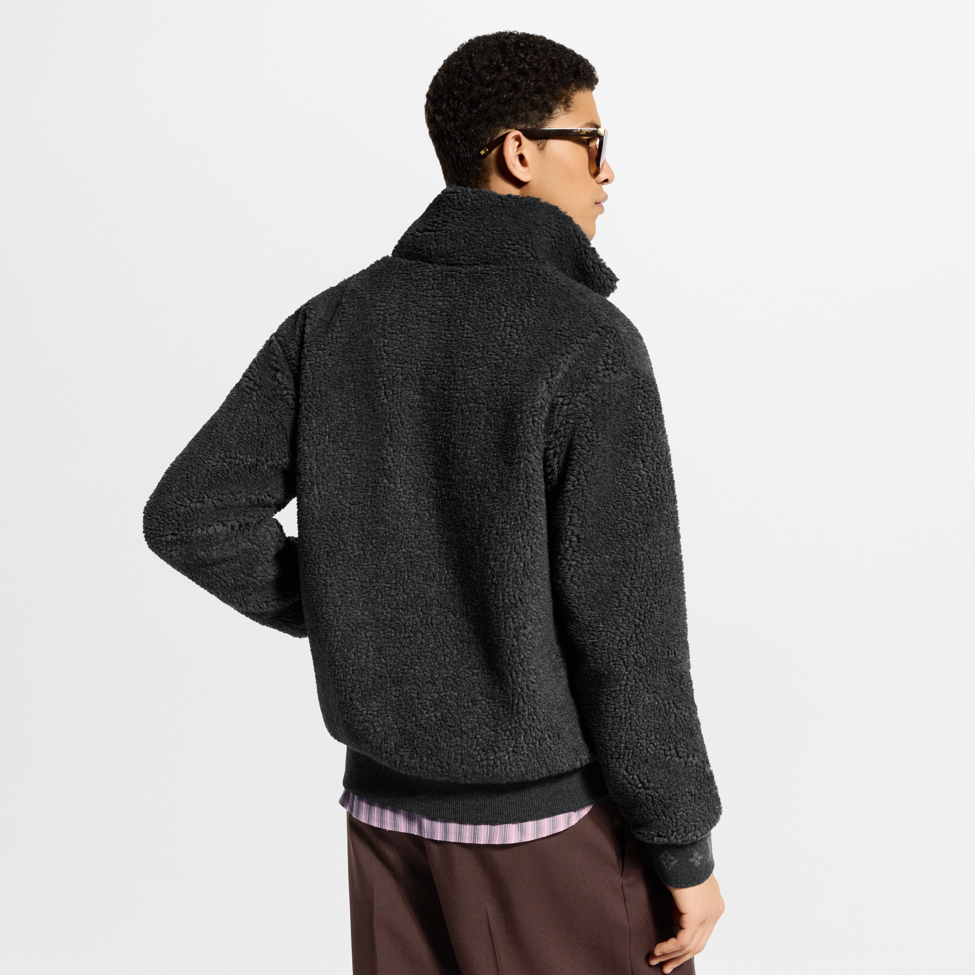 Louis Vuitton レザーパッチ フリースブルゾン レザーパッチ フリースブルゾン ｜ルイ・ヴィトン 公式サイト - 1AJVSN